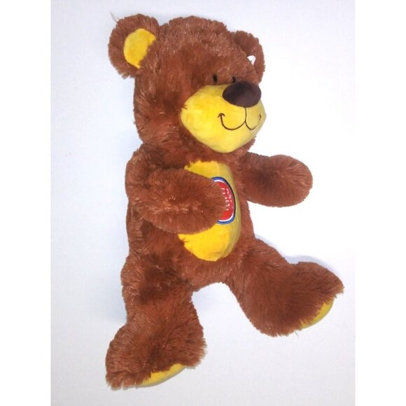 Dave And Busters Brown Plush Bear Teddy Plush Logo Doll Toy Factory 19” D&B - Picture 2 of 12